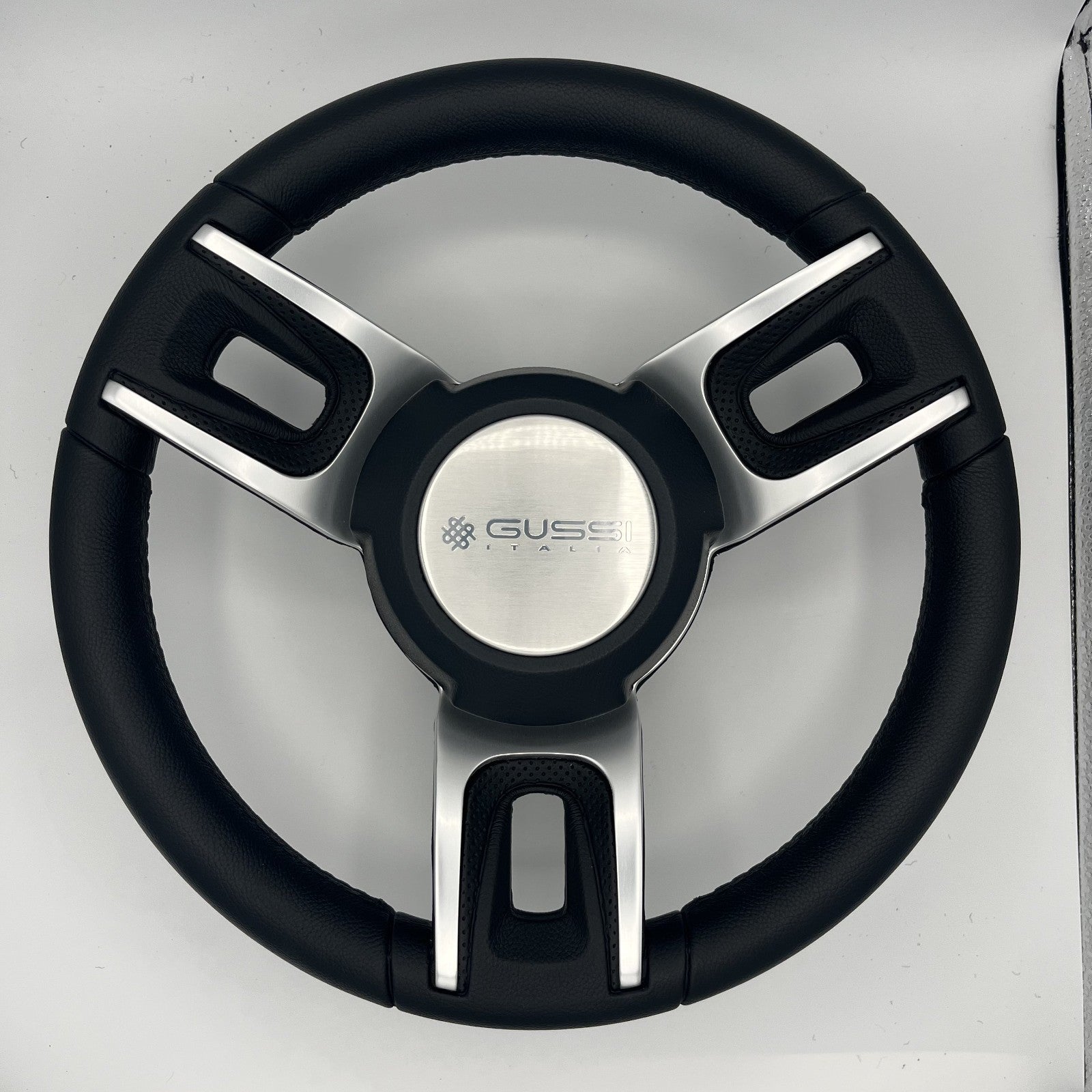 Gussi Italia Black Model 702 Steering Wheel | Gussi Italia