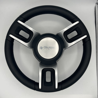Gussi Italia Black Model 702 Steering Wheel | Gussi Italia