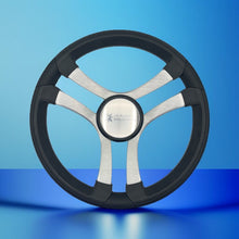 Benaco Boat Steering Wheel Brushed Aluminum Spokes | Seastar Solutions