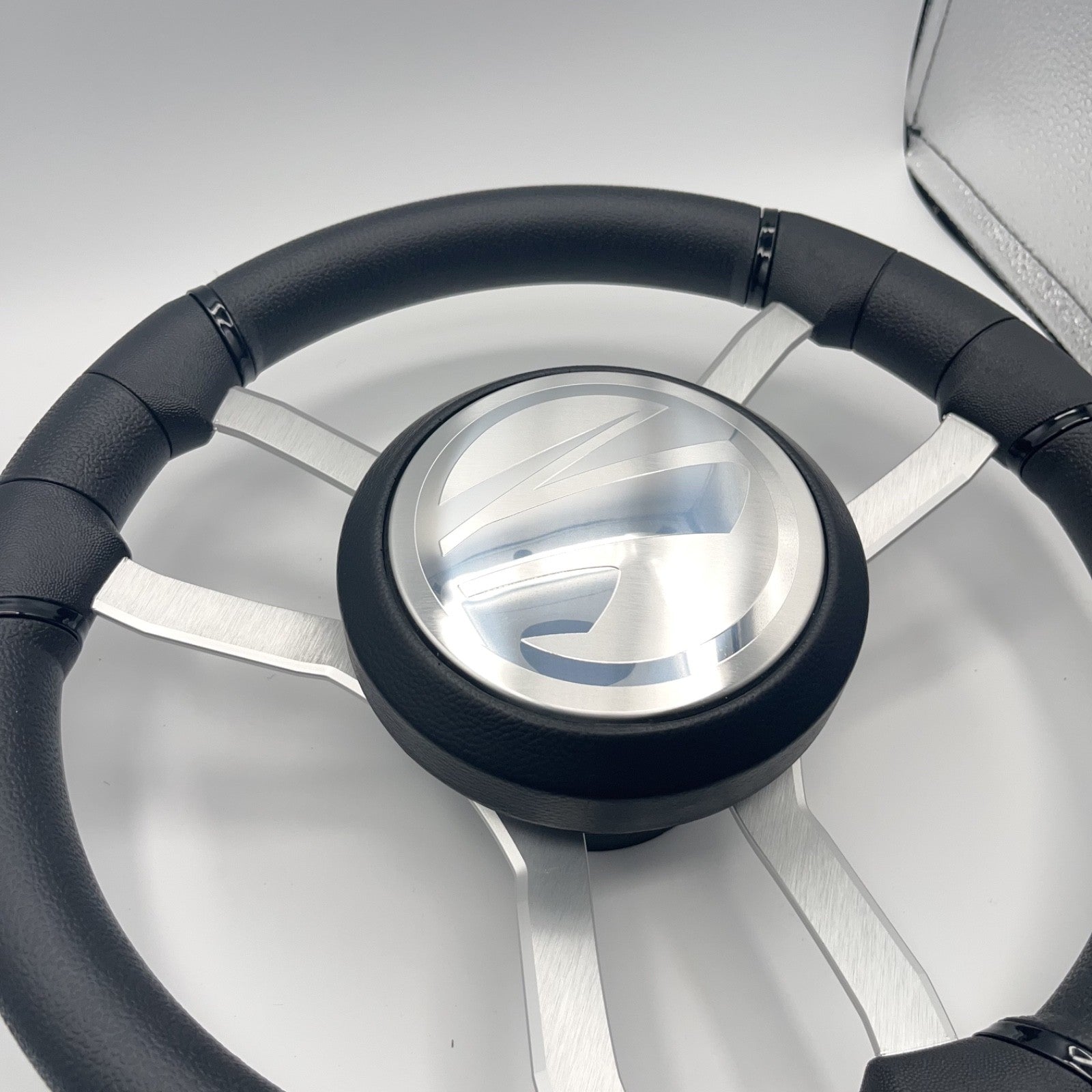 Malera Boat Steering Wheel Brushed Aluminum Spokes | Tige Boats