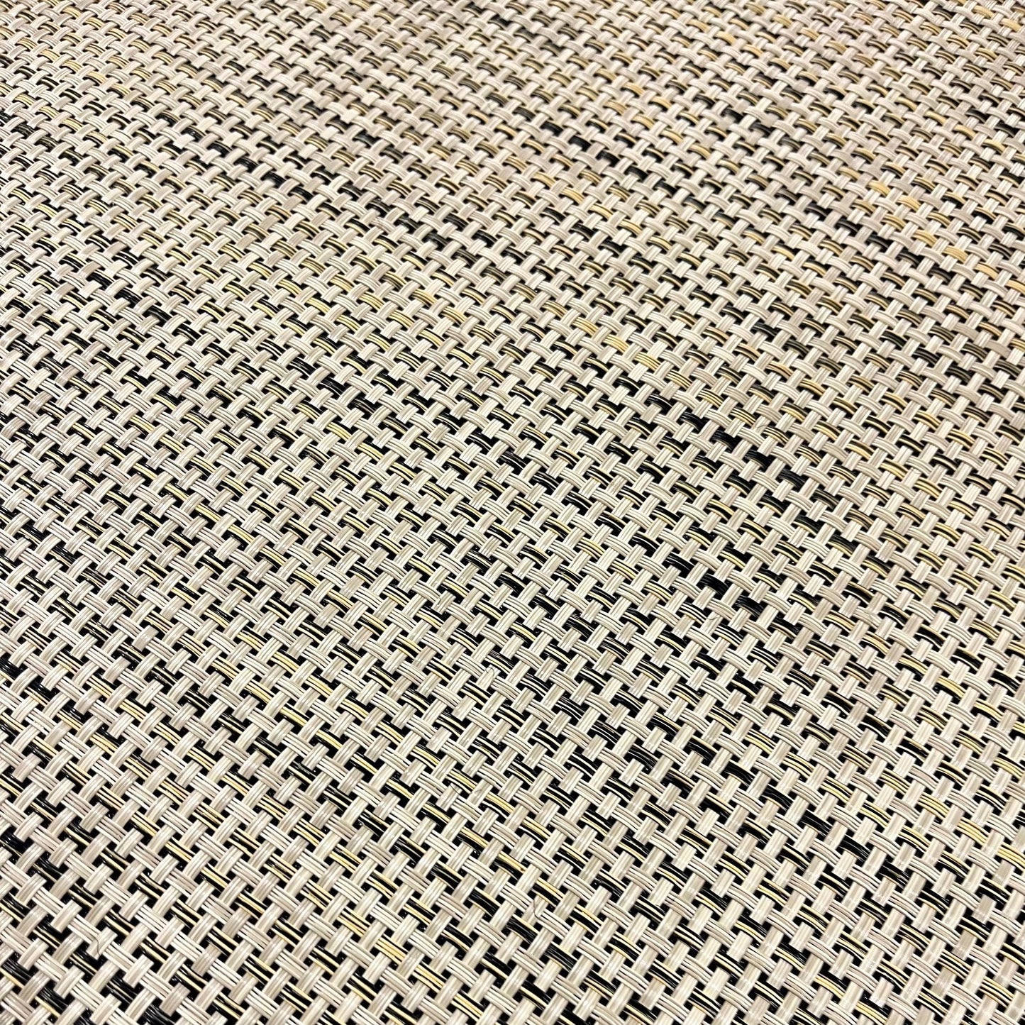 Woven Vinyl Flooring | Basketweave - Straw | 6' Width | Choose Your Length