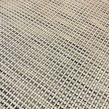 Woven Vinyl Flooring | Basketweave - Straw | 6' Width | Choose Your Length