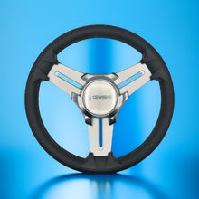 Model 15 Marine Steering Wheel Brushed Aluminum Spokes | Gussi Logo