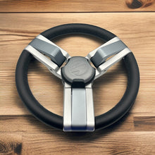Gussi Italia Marine Steering Wheel Multi Color Gray Aluminum Wheel | Tige