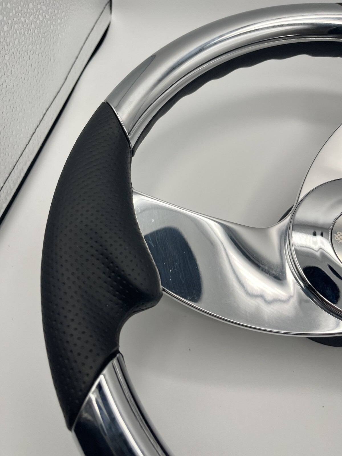 Model M533 Boat Steering Wheel Polished Aluminum Spokes | Gussi Italia