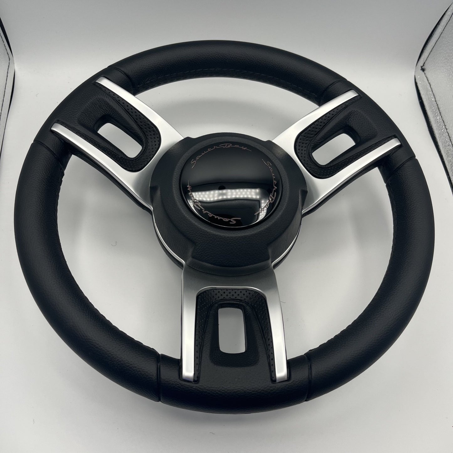 Gussi Italia Black Model 702 Steering Wheel | SouthBay Boats