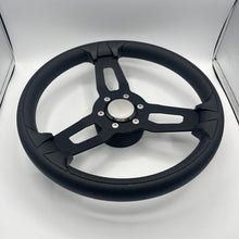 Model 15 Boat Steering Wheel Blk Brushed Alum Spokes | Bennington