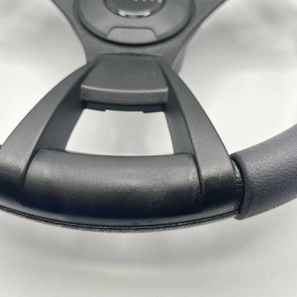 Model M13K Black Boat Steering Wheel KEY HUB Soft Touch Rim ABS Spokes