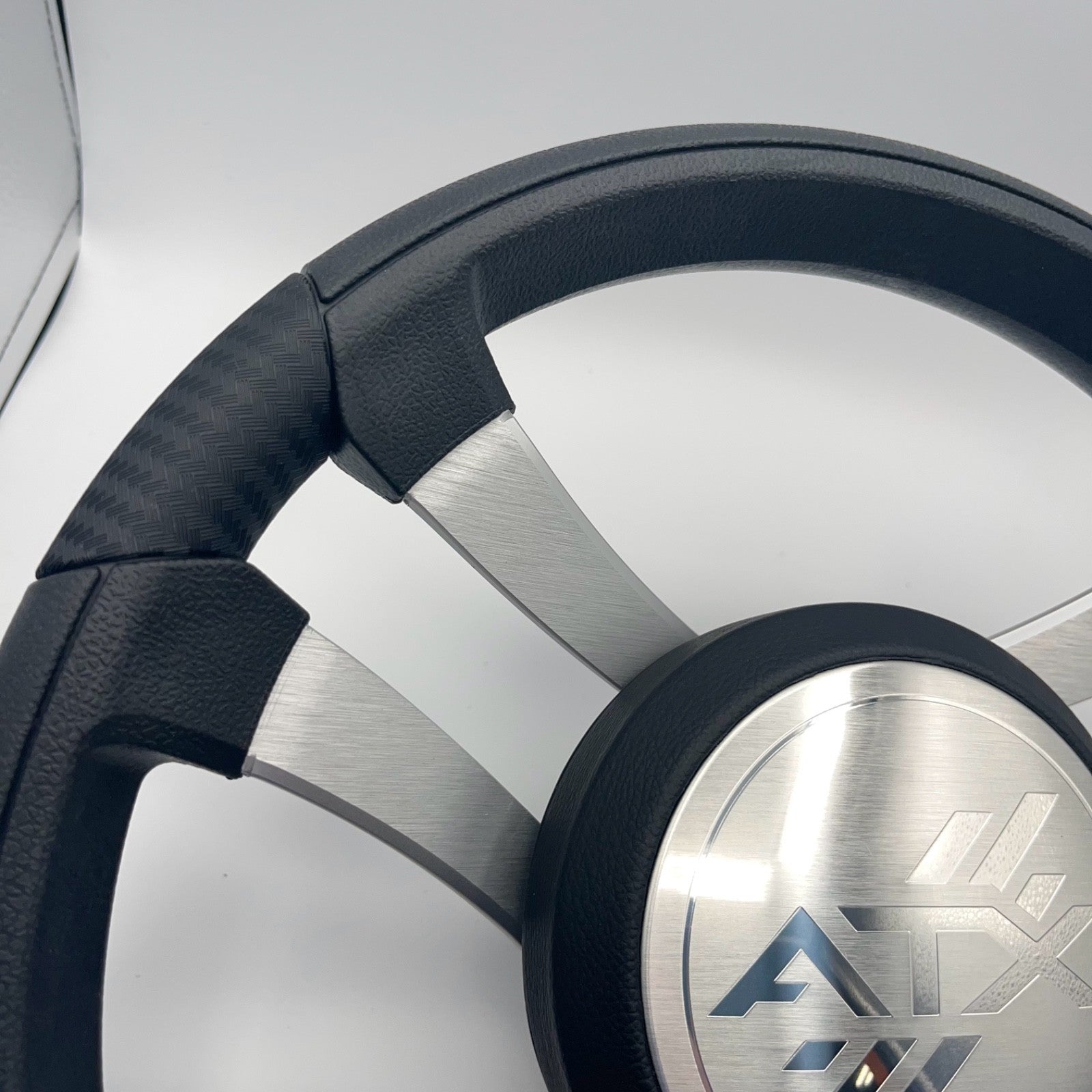 Benaco Boat Steering Wheel Brushed Aluminum Spokes | ATX Boats