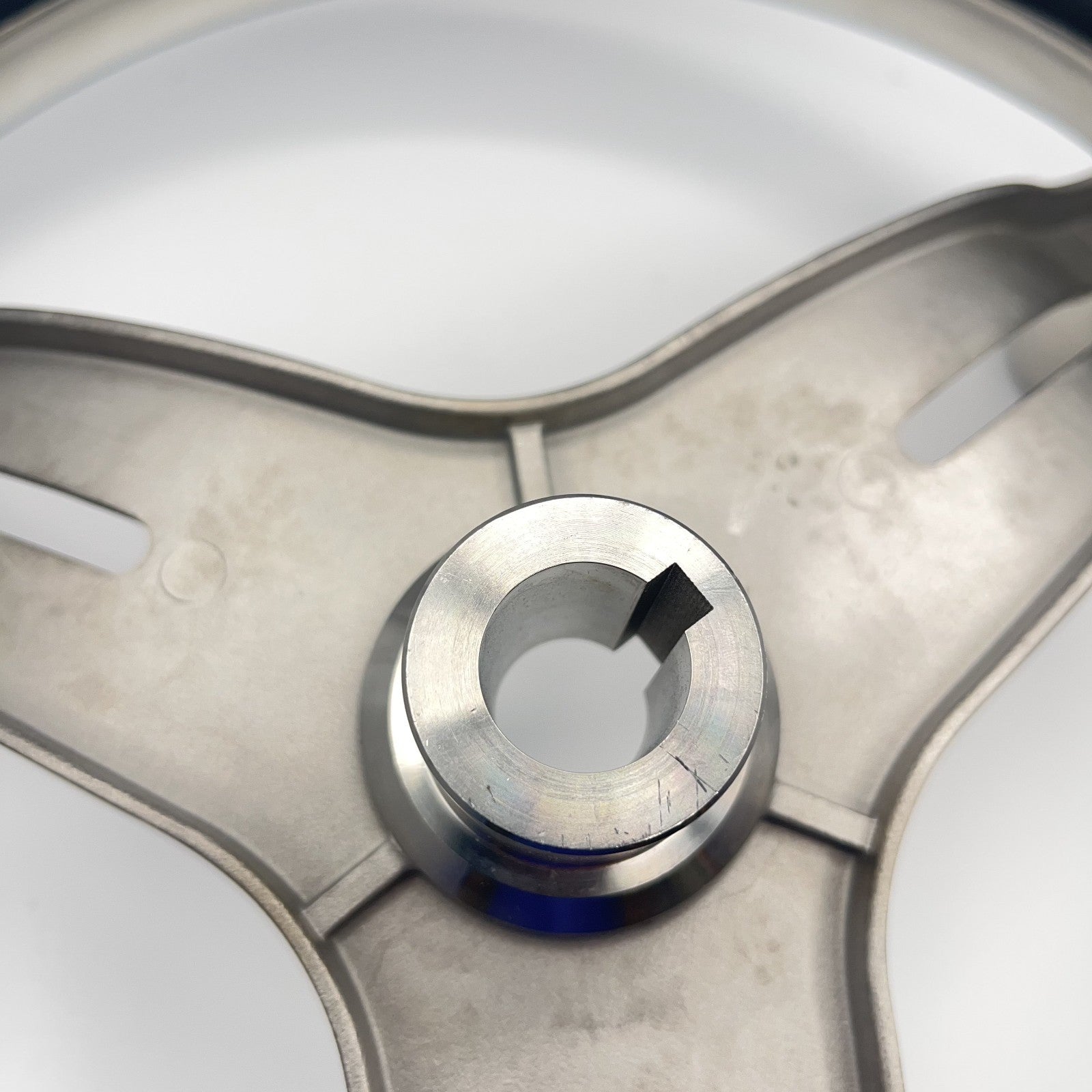 Cimbro Salt Water Boat Steering Wheel+Knob Polished Stainless Steel | Gussi