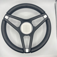 Molino Black w/Soft Touch Urethane Rim Boat Steering Wheel | Blank