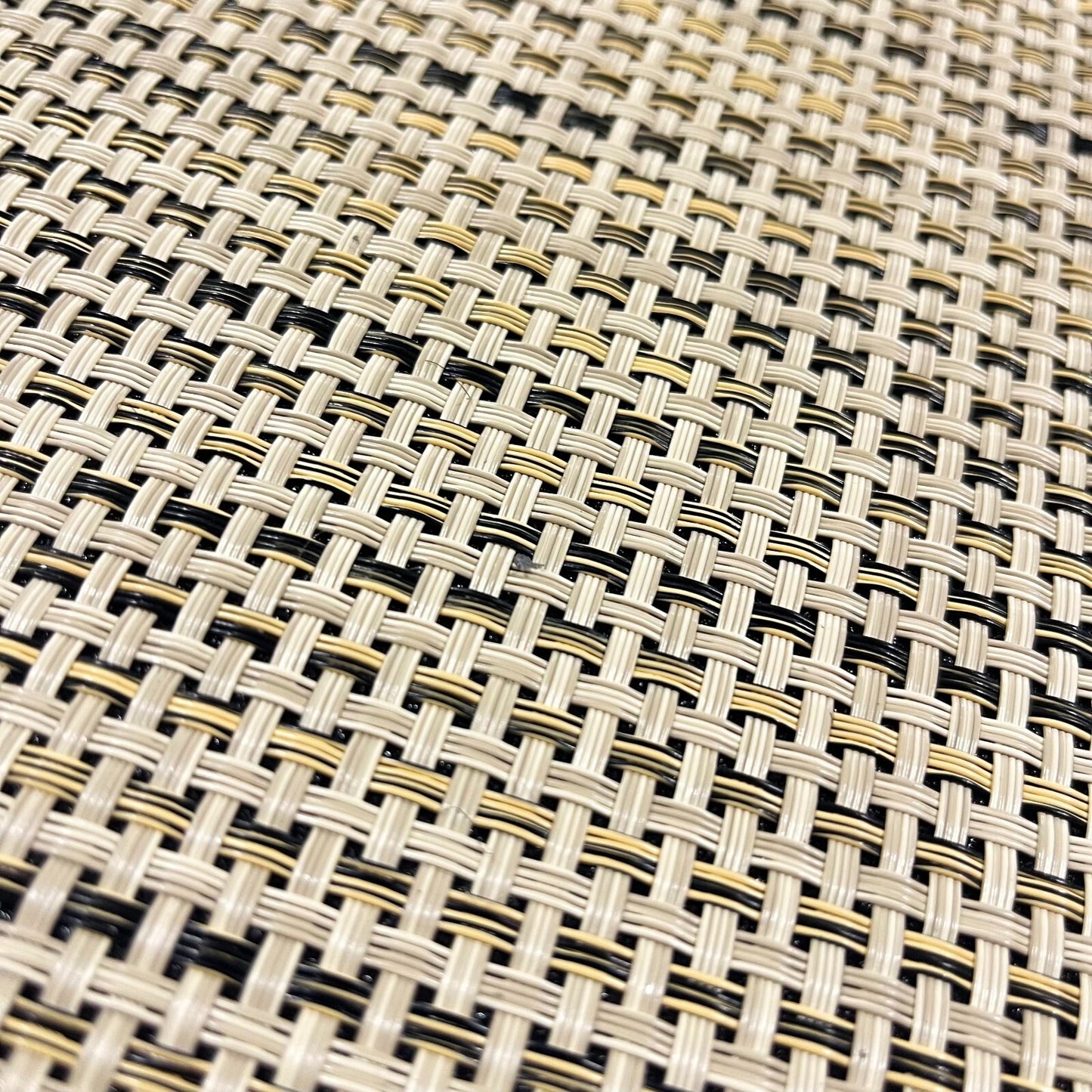 Woven Vinyl Flooring | Basketweave - Straw | 6' Width | Choose Your Length