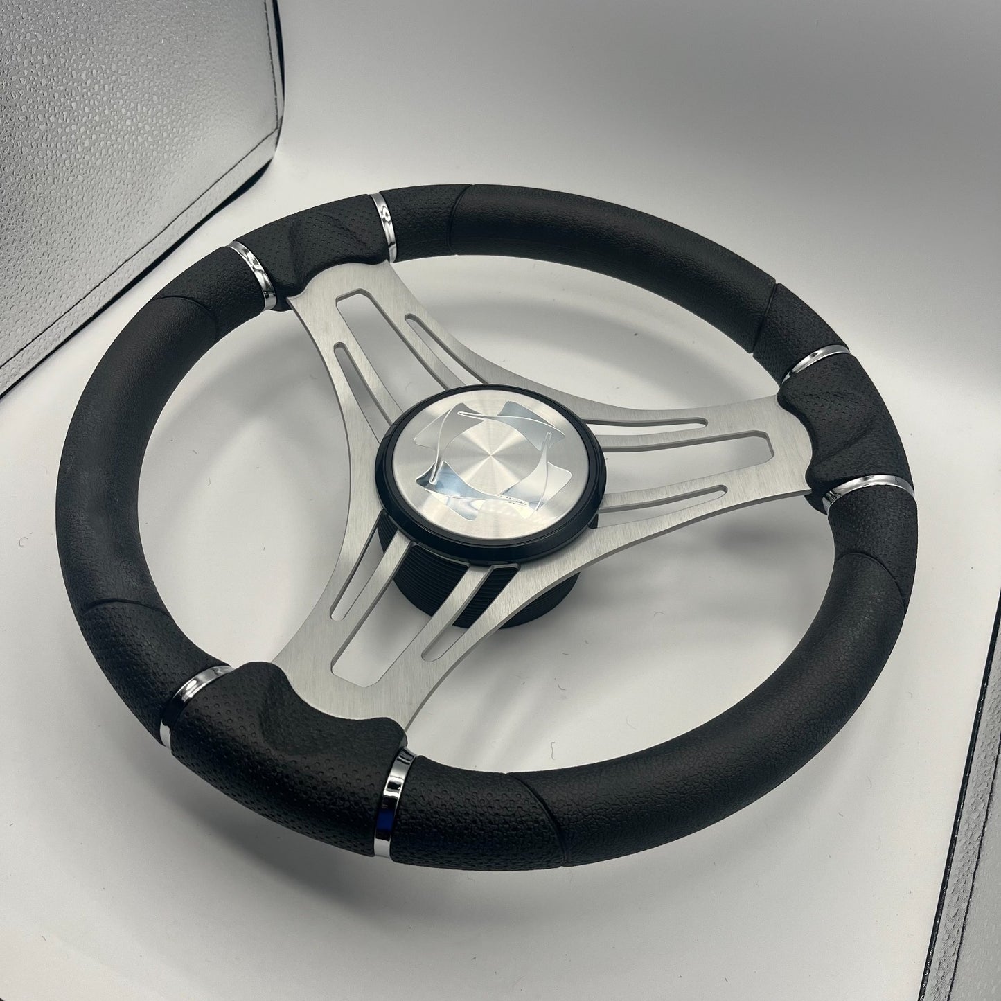 Verona Boat Steering Wheel Brushed Alum Spokes | Stingray
