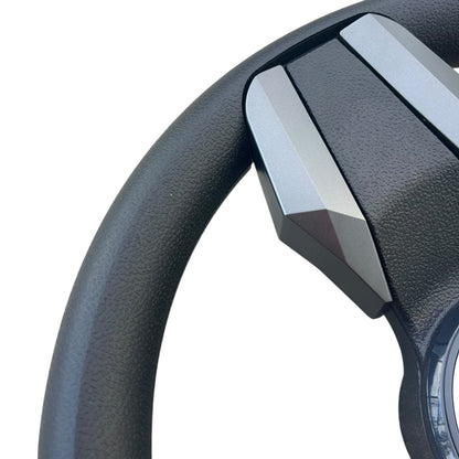 Collina Boat Steering Wheel Dark Gray Inserts - Keyed ONLY