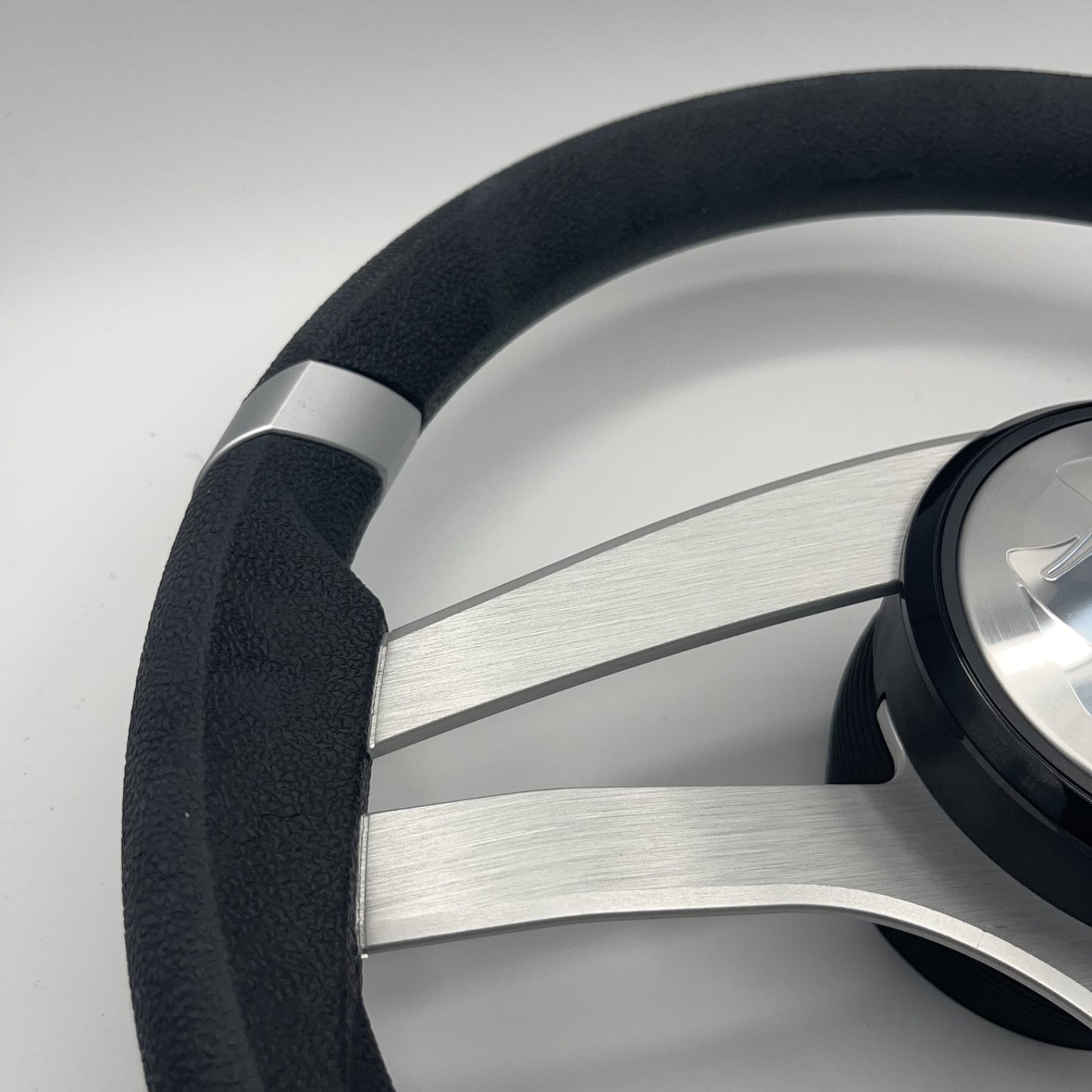 Badia Boat Steering Wheel Brushed Aluminum Spokes | Stingray