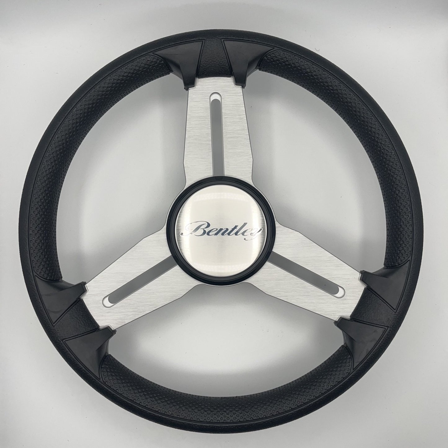 Model 15A Marine Steering Wheel Brushed Alum Spokes | Bentley Boats