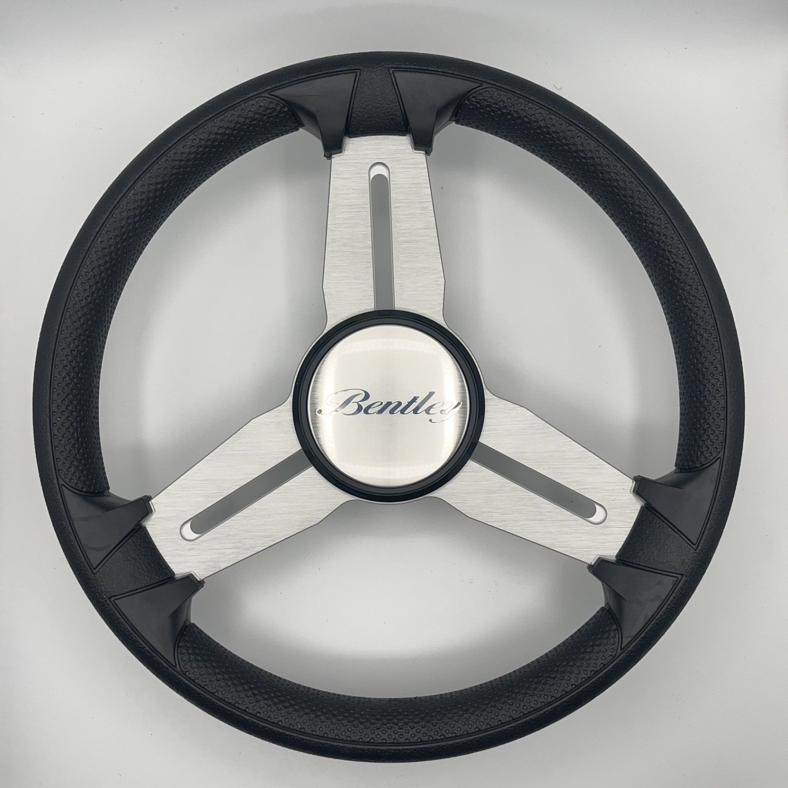 Model 15A Marine Steering Wheel Brushed Alum Spokes | Bentley Boats