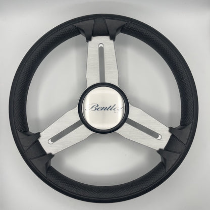 Model 15A Marine Steering Wheel Brushed Alum Spokes | Bentley Boats