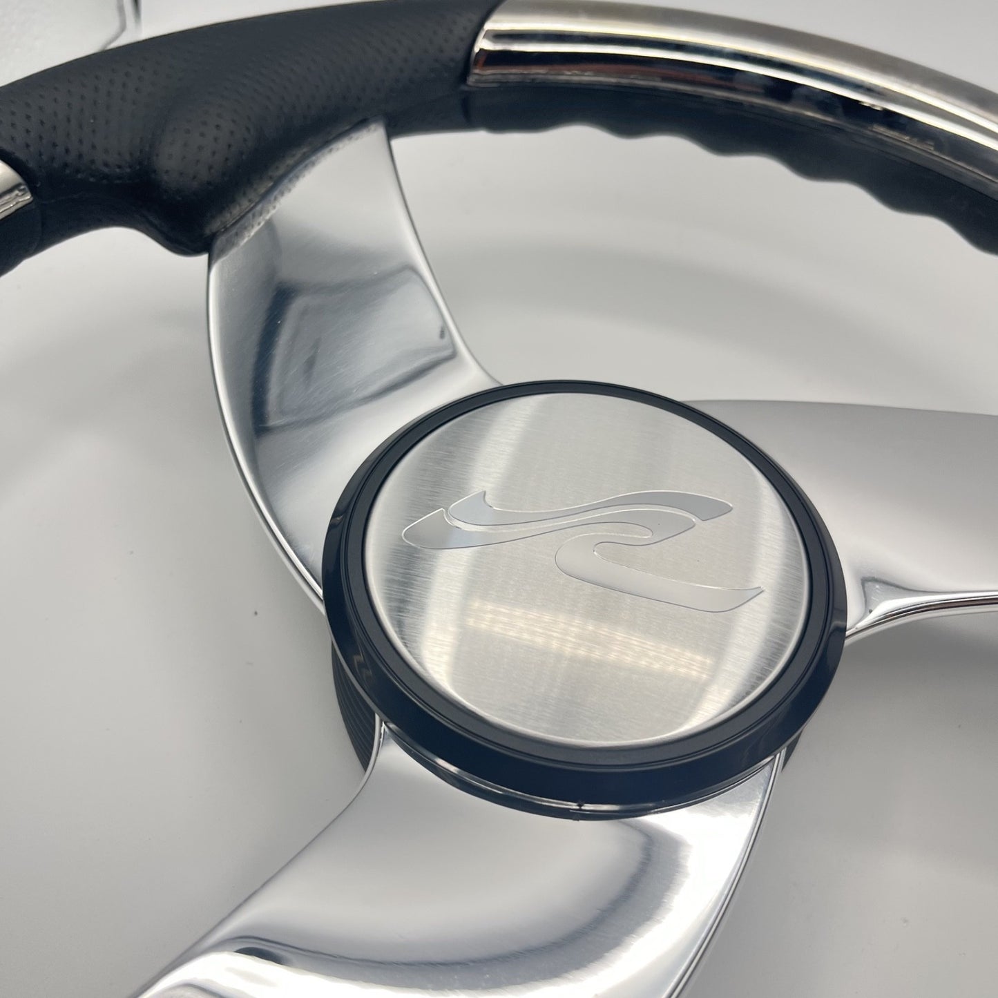 Model M533 Boat Steering Wheel Polished Alum Spoke | Sea Ray