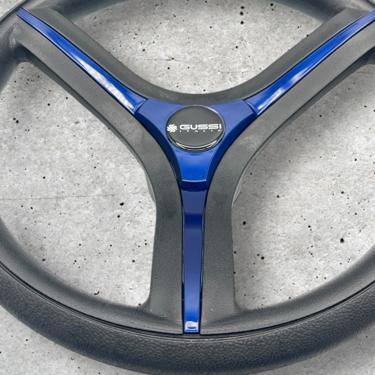 Brenta Black & Blue Golf Cart Steering Wheel Fits Yamaha Golf Cart