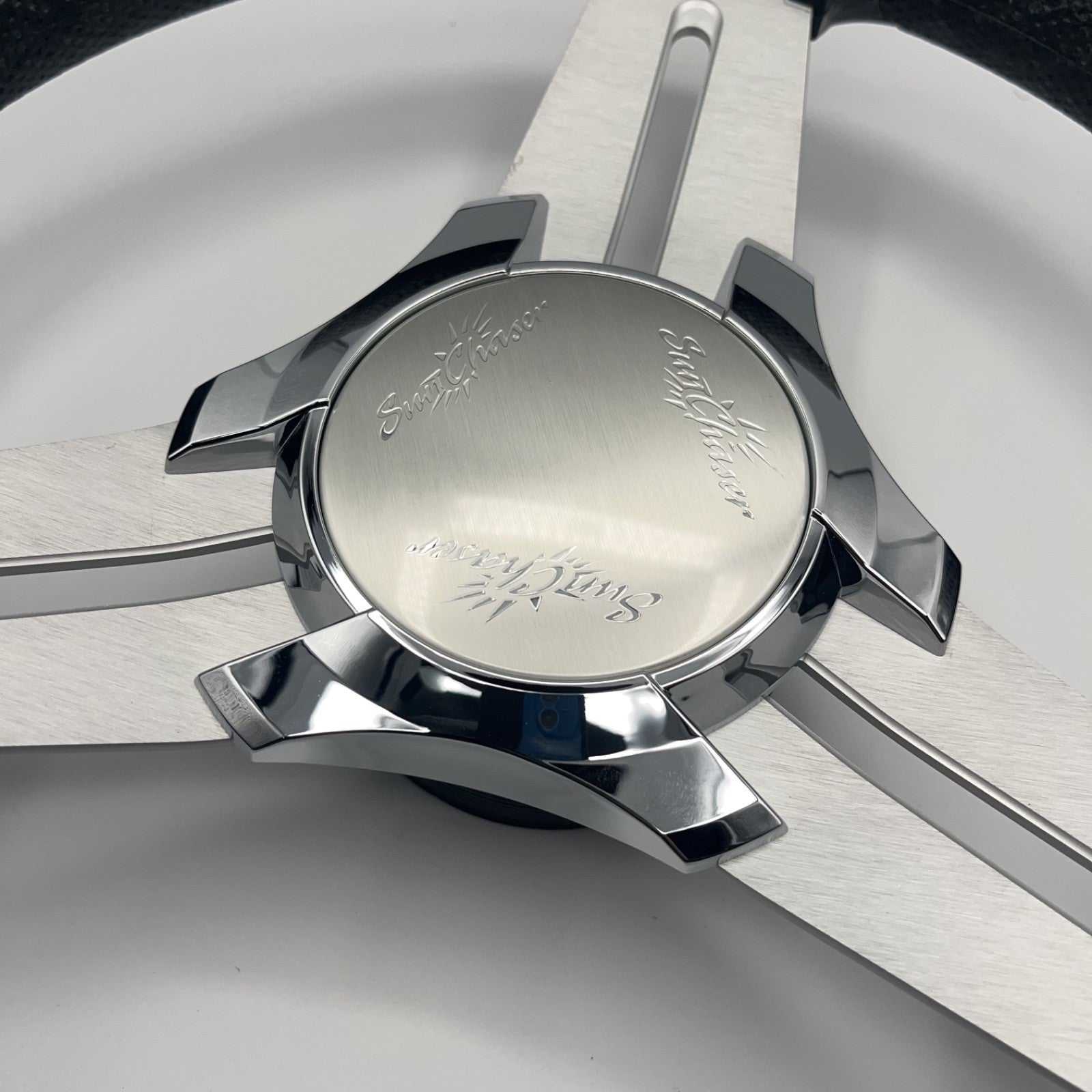 Model 15 Marine Steering Wheel Brushed Aluminum Spokes | SunChaser