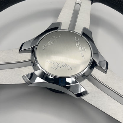Model 15 Marine Steering Wheel Brushed Aluminum Spokes | SunChaser