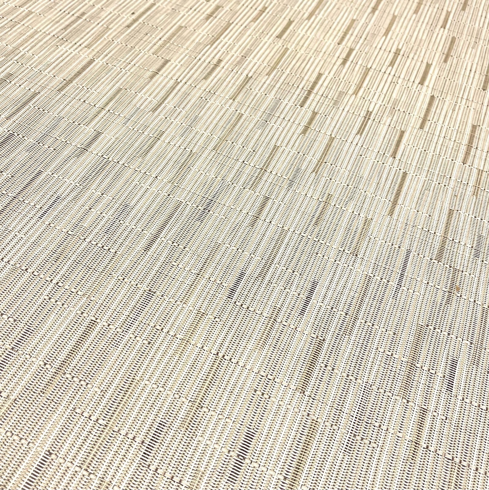 Woven Vinyl Flooring | Bamboo - Oat | 6' Width | Choose Your Length