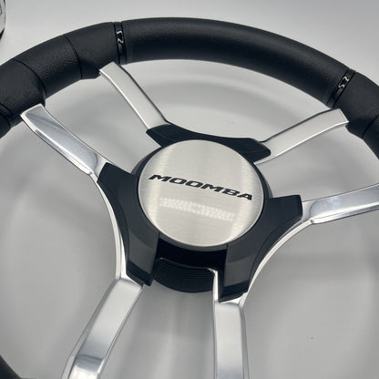 Malera Boat Steering Wheel Chrome Spokes | Moomba Chrome Star