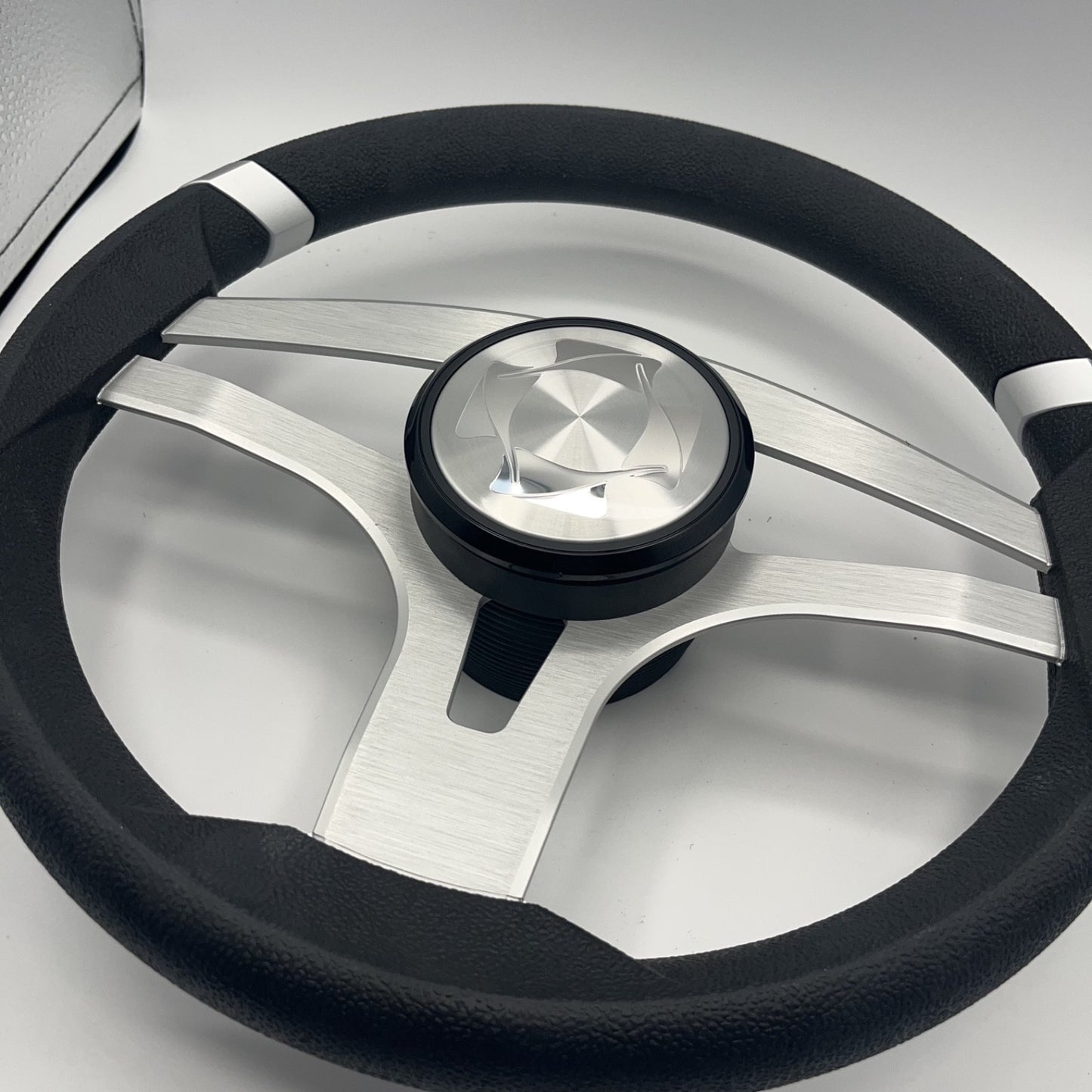 Badia Boat Steering Wheel Brushed Aluminum Spokes | Stingray