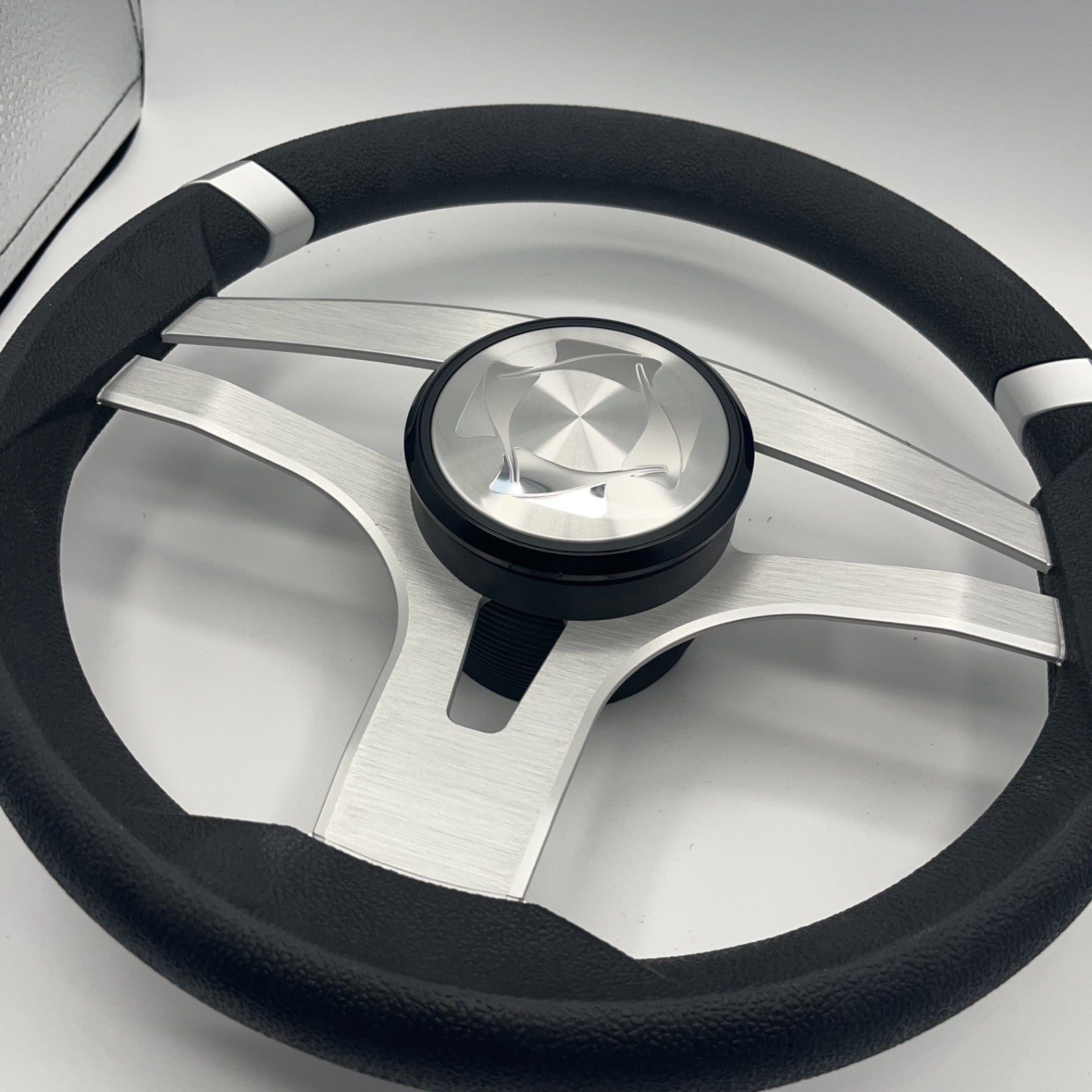 Badia Boat Steering Wheel Brushed Aluminum Spokes | Stingray