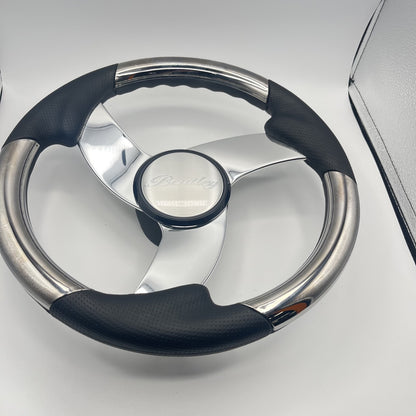 Model M533 Boat Steering Wheel Polished Alum Spoke | Bentley