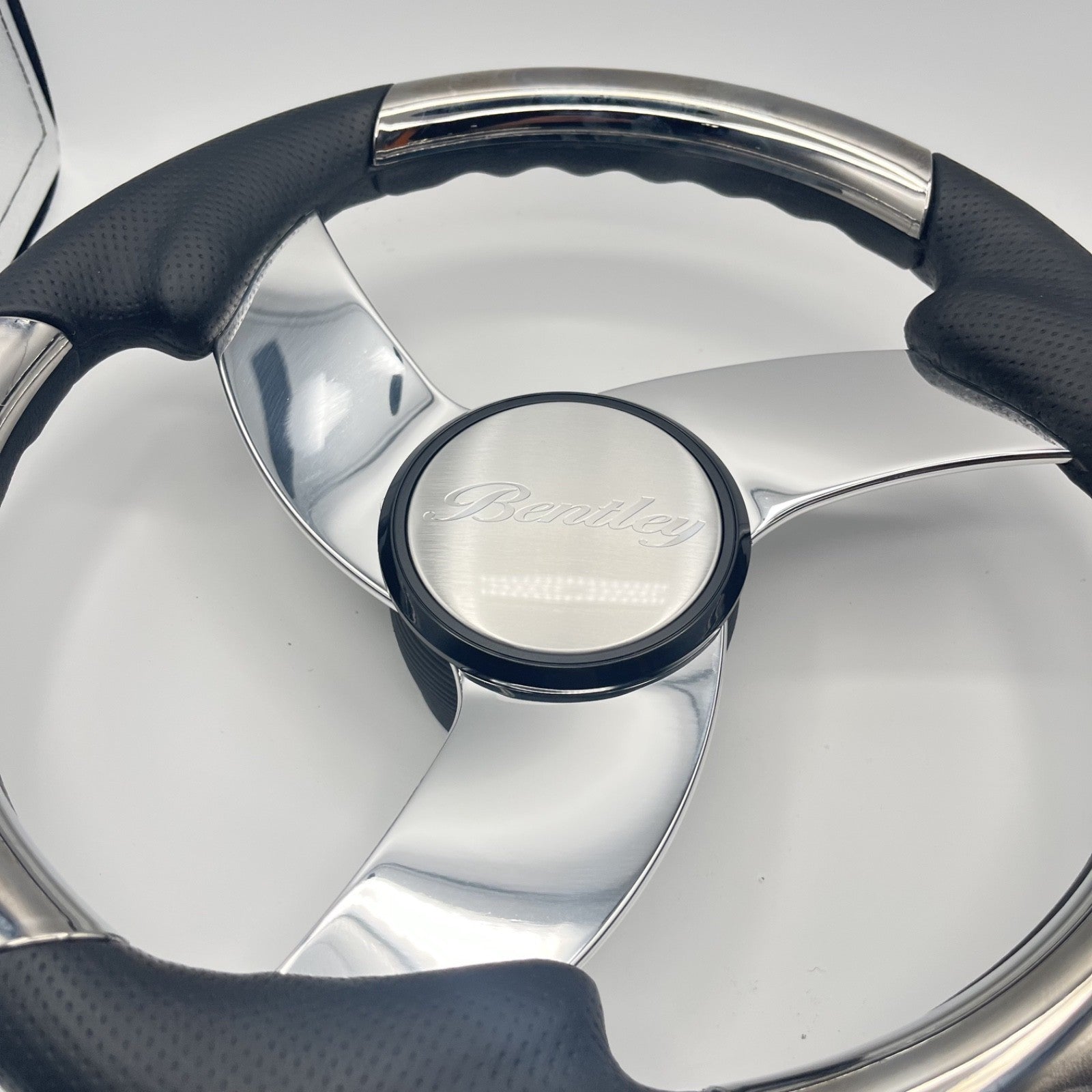 Model M533 Boat Steering Wheel Polished Alum Spoke | Bentley