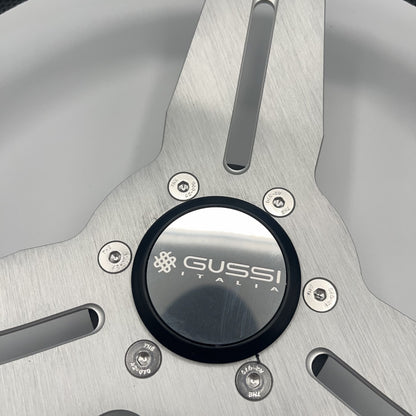 Model 15A Marine Steering Wheel Brushed Alum Spokes | Gussi Italia Cap