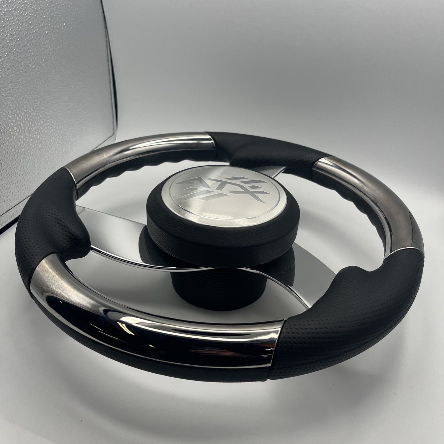 Model M533 Boat Steering Wheel Polished Aluminum Spokes | ATX