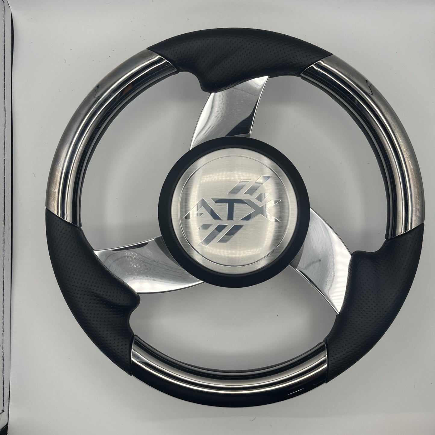 Model M533 Boat Steering Wheel Polished Aluminum Spokes | ATX