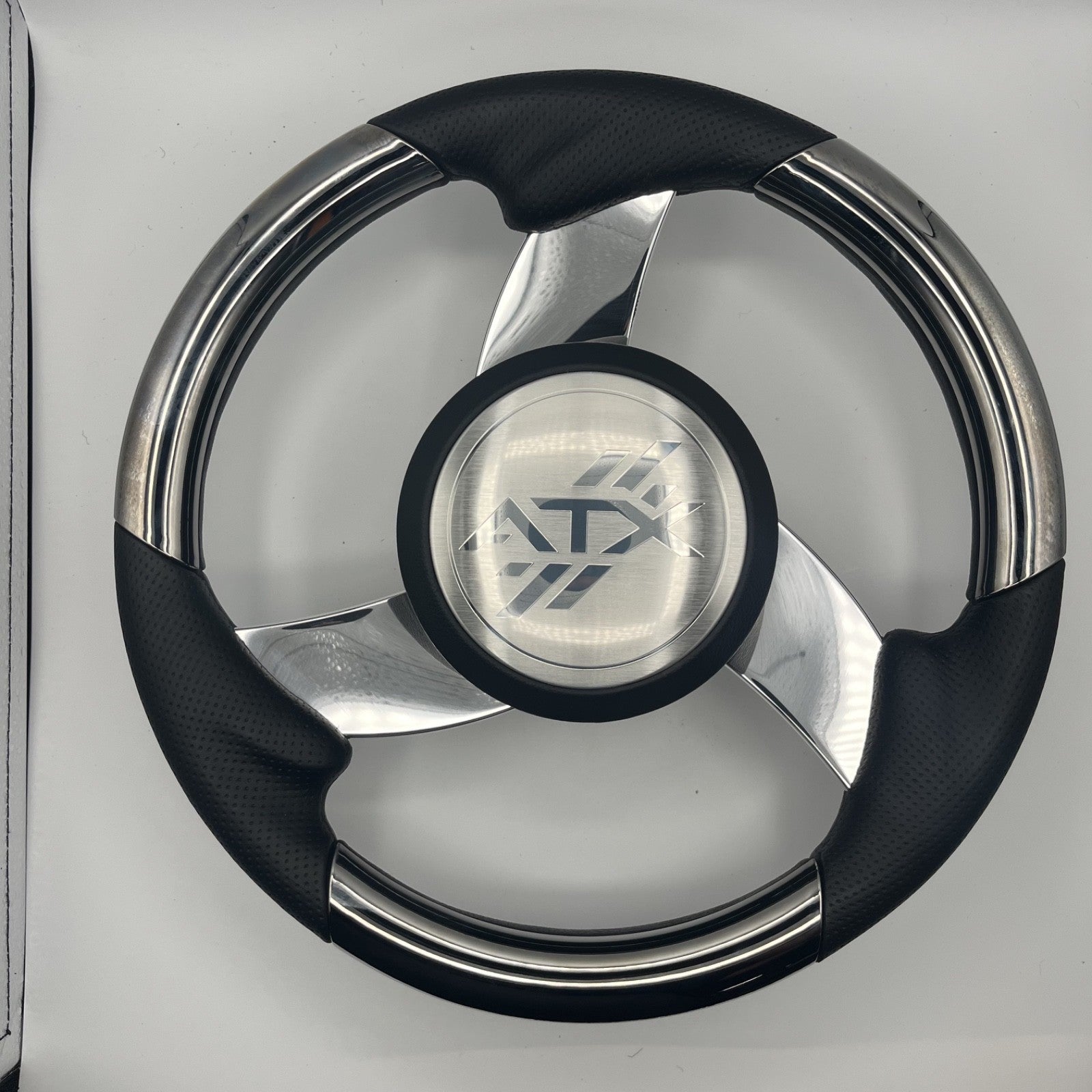 Model M533 Boat Steering Wheel Polished Aluminum Spokes | ATX