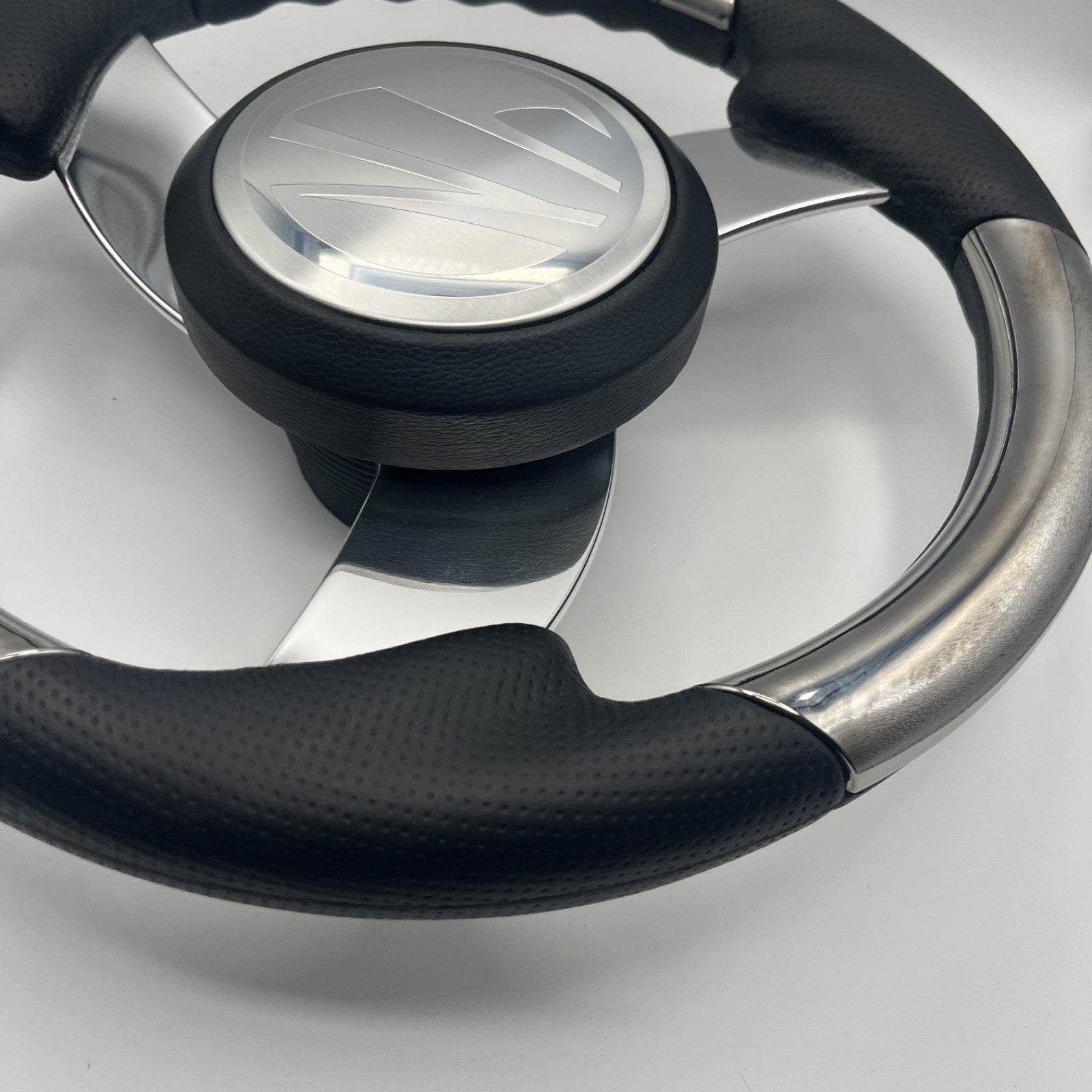 Model M533 Boat Steering Wheel Polished Aluminum Spoke | Tige