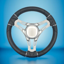 Verona Boat Steering Wheel Gray Brushed Aluminum Spokes KEYED or SPLINED HUB