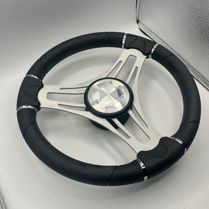 Verona Boat Steering Wheel Brushed Alum Spokes | Stingray