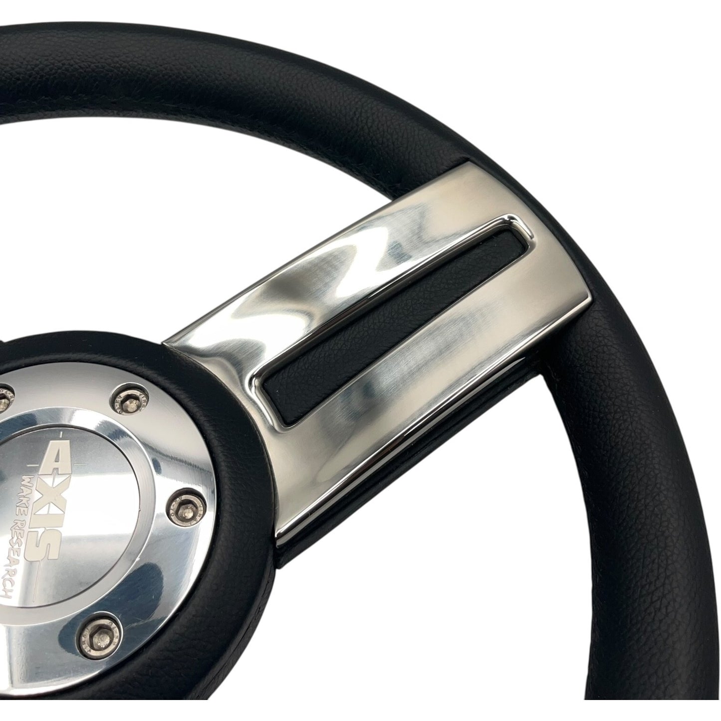 Gussi Italia Marine Steering Wheel Stainless Steel Spokes Soft Touch Rim | Axis