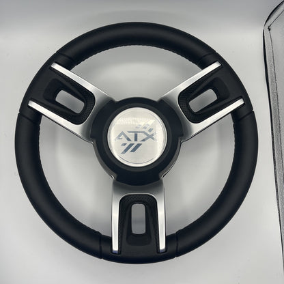Gussi Italia Black Model 702 Steering Wheel | ATX Cap