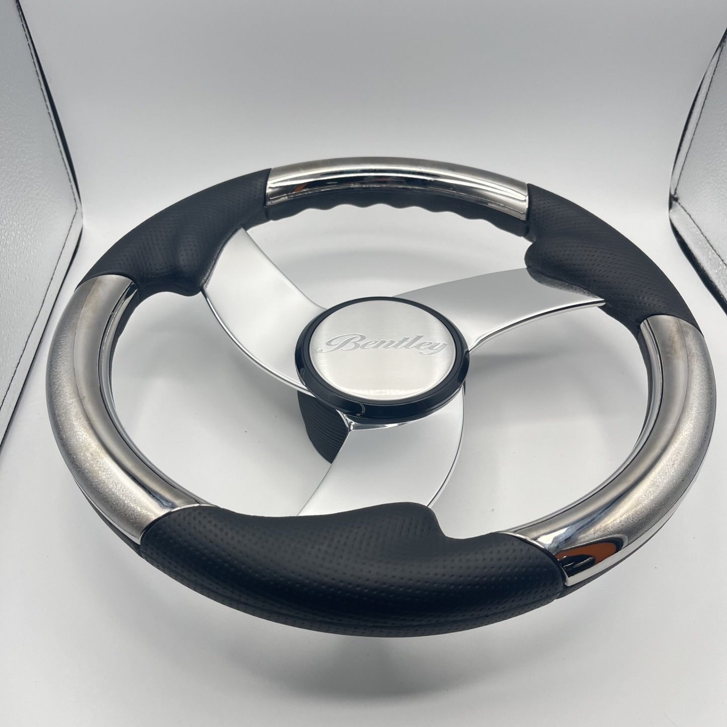 Model M533 Boat Steering Wheel Polished Alum Spoke | Bentley
