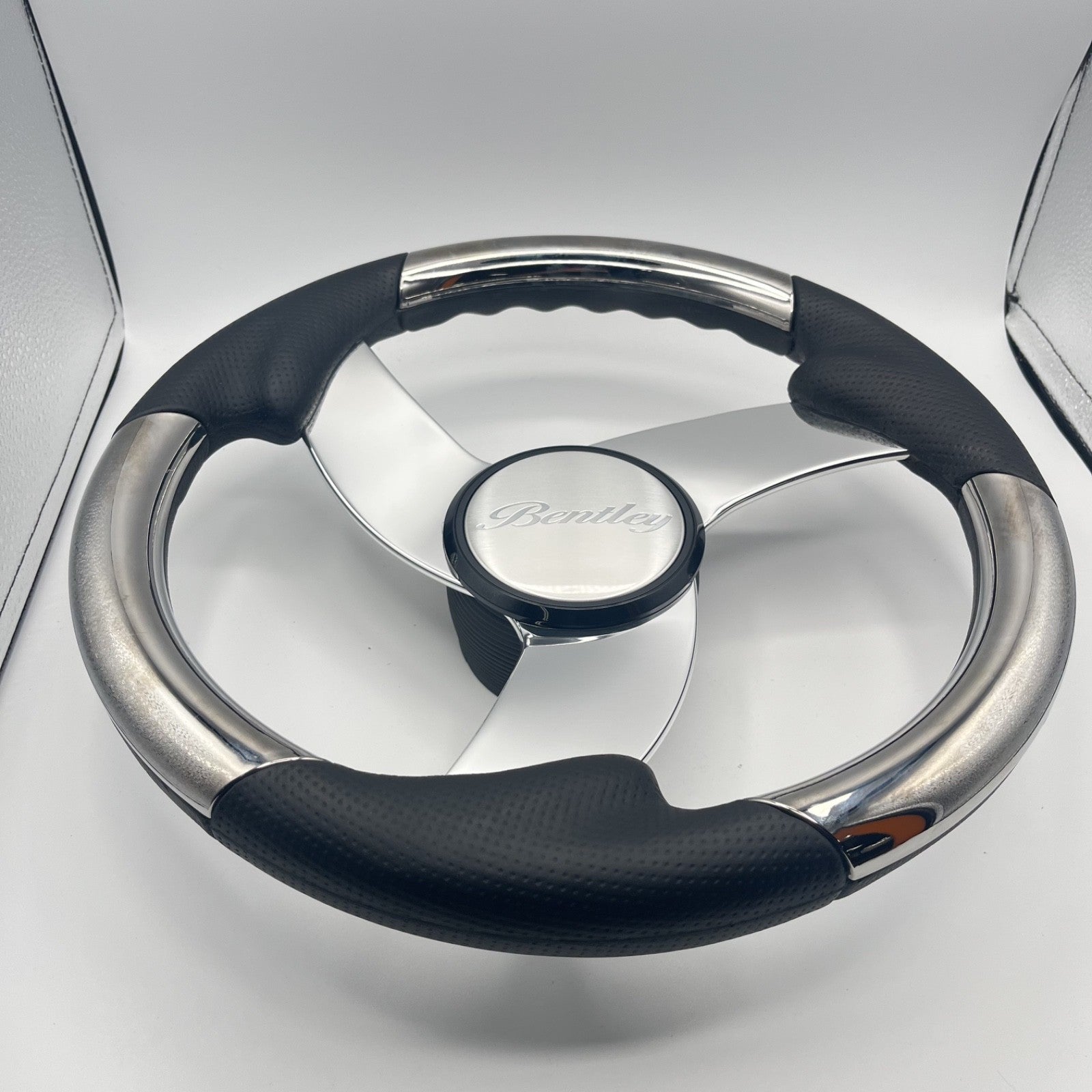 Model M533 Boat Steering Wheel Polished Alum Spoke | Bentley