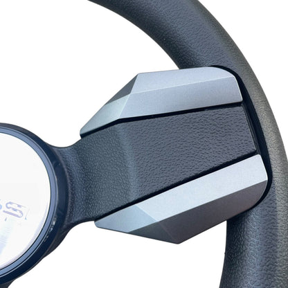 Collina Boat Steering Wheel Dark Gray Inserts - Keyed ONLY