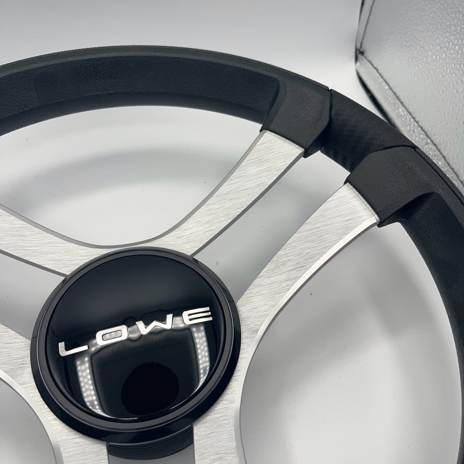 Benaco Boat Steering Wheel Brushed Aluminum Spokes | Lowe Boats