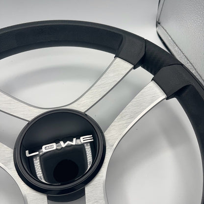 Benaco Boat Steering Wheel Brushed Aluminum Spokes | Lowe Boats