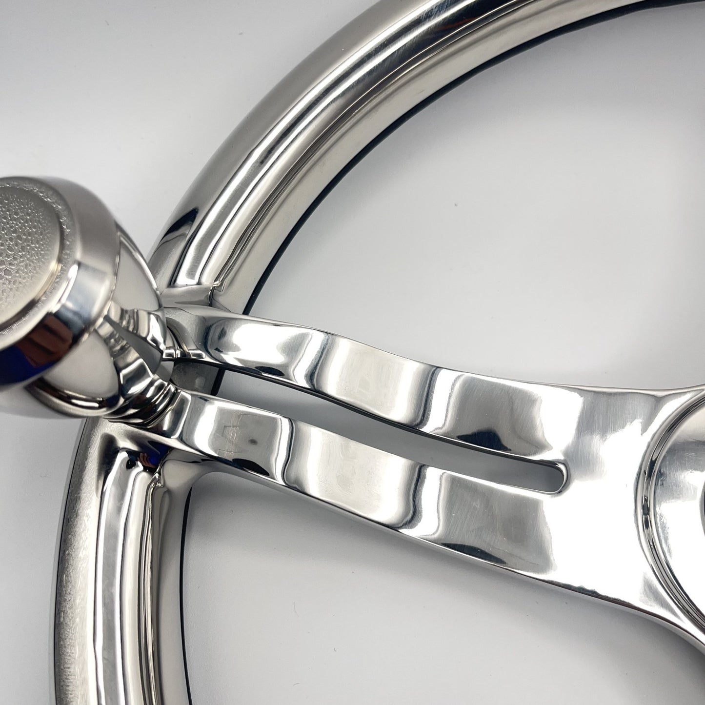 Cimbro Salt Water Boat Steering Wheel+Knob Polished Stainless Steel | Gussi