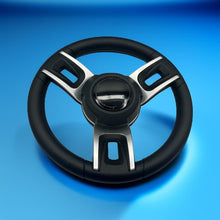 Gussi Italia Black Model 702 Steering Wheel | SouthBay Boats