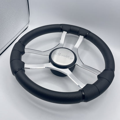 Malera Boat Steering Wheel Chrome Spokes | Bentley