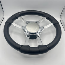 Malera Boat Steering Wheel Chrome Spokes | SunChaser